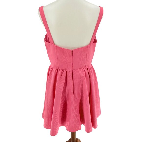 Bardot Pink Sleeveless Corset-Style Dress Size 8 - Picture 3 of 6